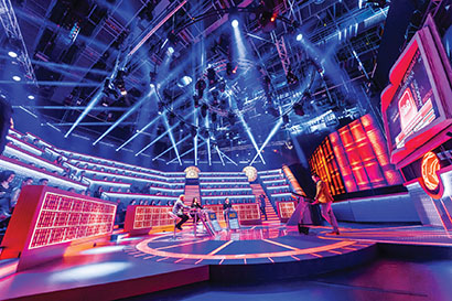 Slovakian Quiz Show Lit by LD Martin Kubanka, Robe Gear