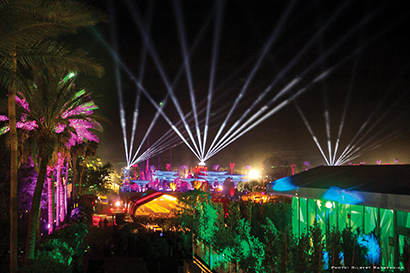 Elation fixtures were used to light Coachella 2014’s stages and grounds. Photos by Gilbert Baghramian