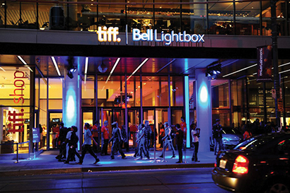 Christie’s 4K projection technology is also installed at TIFF Bell Lightbox.TIFF Bell Lightbox photo by Charles Leonio/Wire Image courtesy Christie