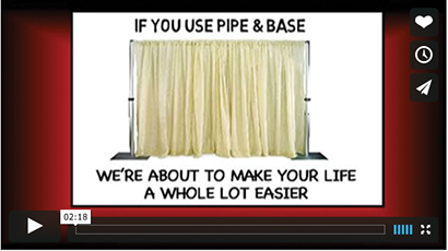 Rose Brand explains the system with a video at bit.ly/pipebase2.