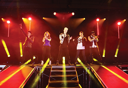 Darien Koop Lights Pentatonix Vocalists with Chauvet Fixtures