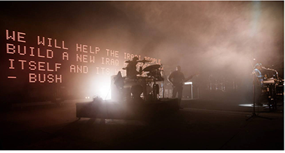 Massive Attach and Kasabian visuals at Glastonbury 2014 got visual suport from d3 Technologies