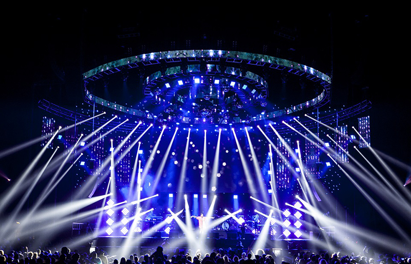 BET Experience at Staples Center, photo courtesy of Visions Lighting