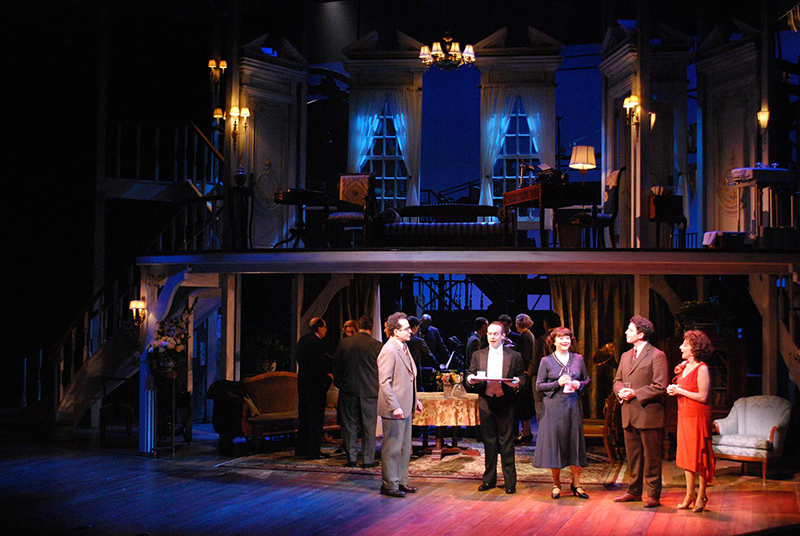 Act One featured Broadway's largest-ever turntable set design. Photo by set designer Beowulf Boritt