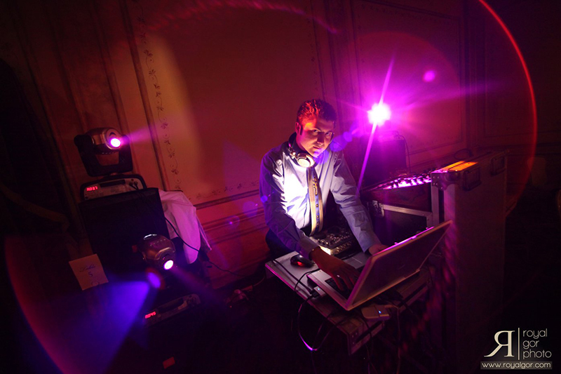 Along with lighting, Allen Analian can provide DJ services. Photo by Royal Gor