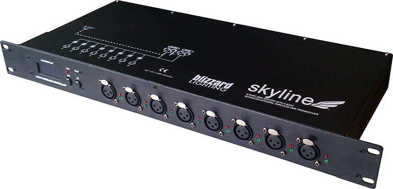 Skyline 8-Port Wireless DMX Splitter from Blizzard Lighting