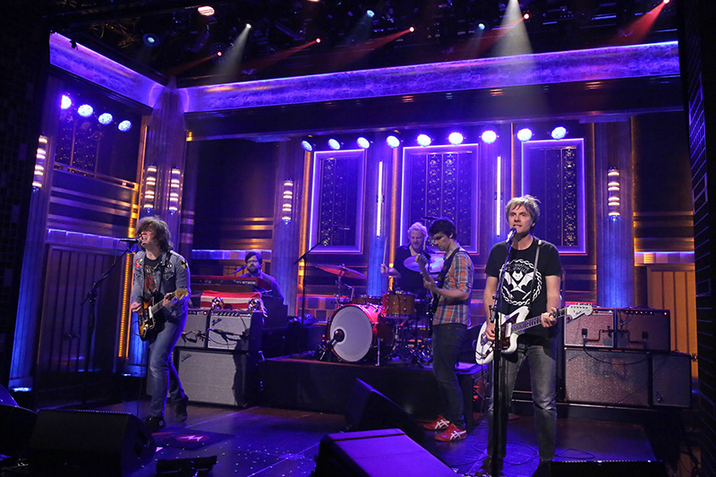 Ryan Adams on the Tonight Show. Photo by Douglas Gorenstein/NBC