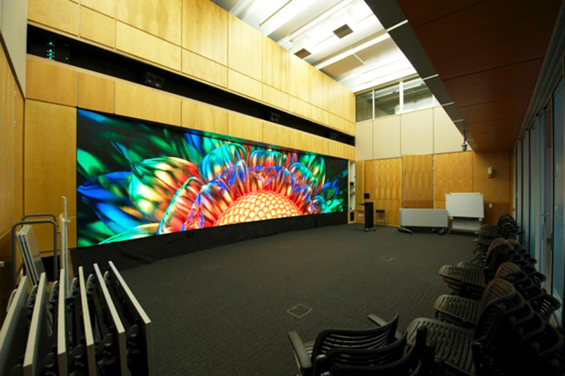 Stanford University Classroom Equipped with Christie MicroTiles