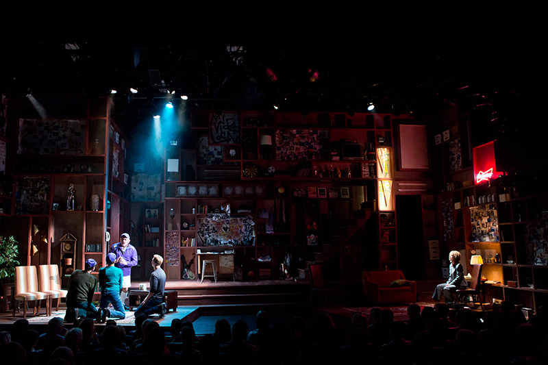 David S. Goldstein's set design for Stalking the Bogeyman. Photo by Jeremy Daniel.