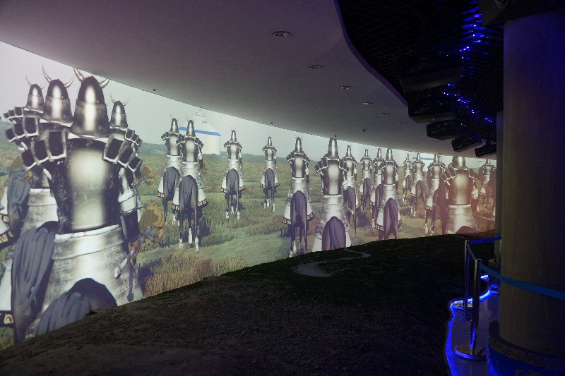 Projection Honoring Mongolian Folk Hero Relies on Christie, Wincomn Technology. Photo courtesy of Wincomn Technology