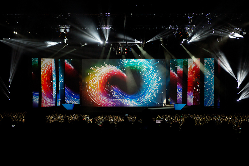 Adobe MAX 2014, a conference for users of Adobe software products, included general sessions at Nokia Theatre L.A. Live in Los Angeles.