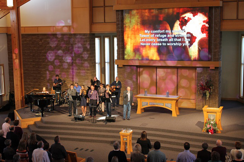 Hope Lutheran Church Installs LED Screen, Moving Lights from Chauvet Professional