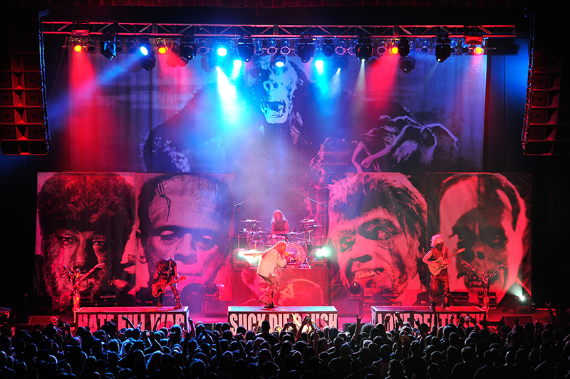 Rob Zombie 2014 tour photo by Steve Jennings