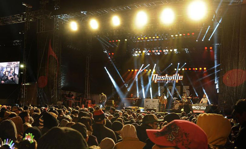 Bandit Lites worked with LD John Lucksinger and production manager Chris Lisle to provide the lighting for the sixth annual Jack Daniel’s Bash on Broadway in Nashville, TN.