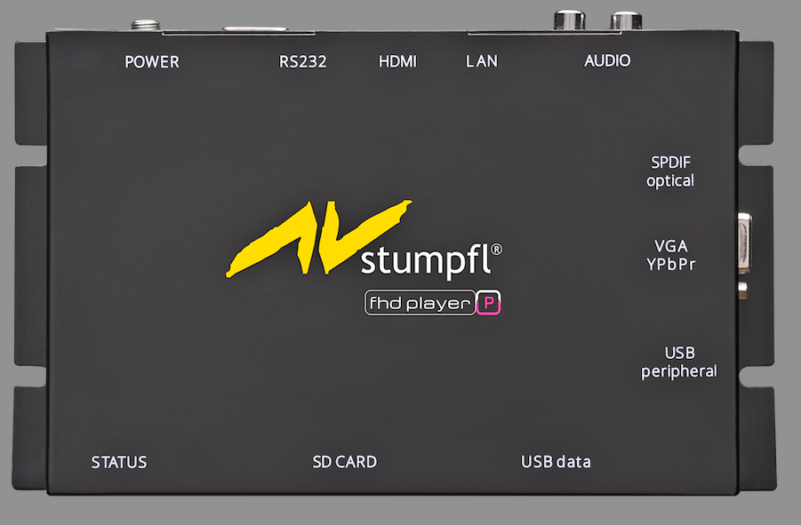 AV Stumpfl Sync’able Solid State HD Player and UHD Player