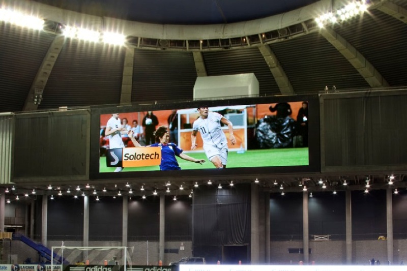 DEL Scoreboard at the Olympic Stadium