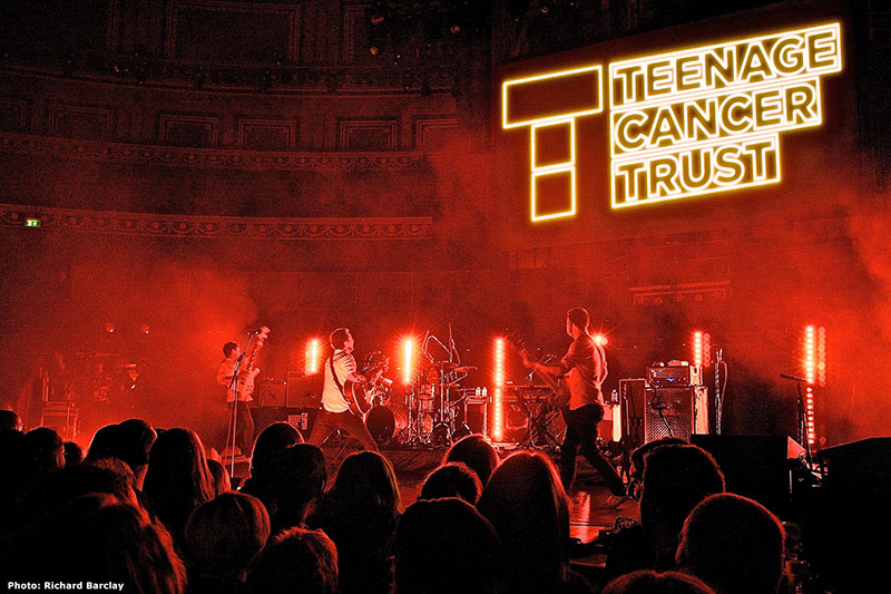 XL Video Supports Teenage Cancer Trust 15th Anniversary Shows. Performing here is Frank Turner.