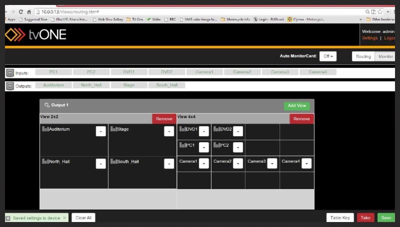 tvOne Adds CORIOmatrix Monitoring Module Functionality