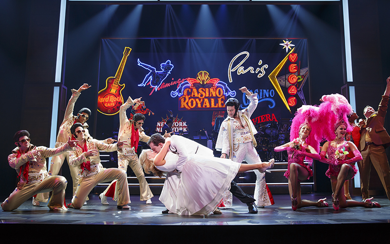 Honeymoon in Vegas on Broadway, photo by Joan Marcus