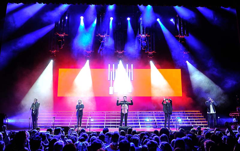 Pentatonix tour photo by Steve Jennings