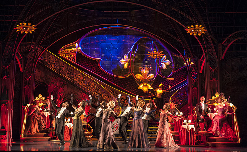 Gigi on Broadway features a set design by Derek McLane. Photo by Margot Schulman.