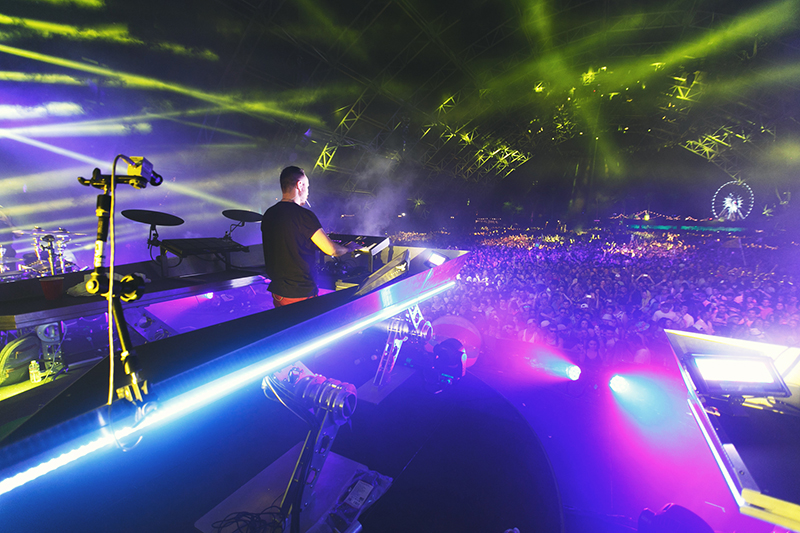 Duke Dumont at Coachella 2015. Photo by Jasmine Safaeian