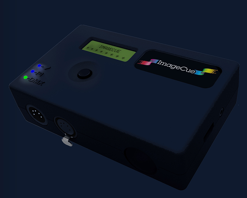 The easy-to-use ImageCue image server provides control of High Definition still images and videos with only 12 channels of DMX512