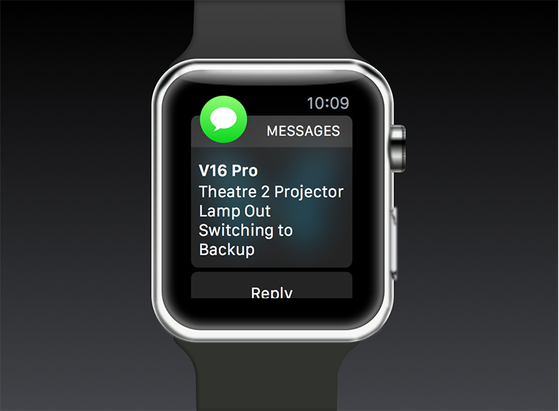 ShowWatcher Dynamic Notification Mockup 42mm