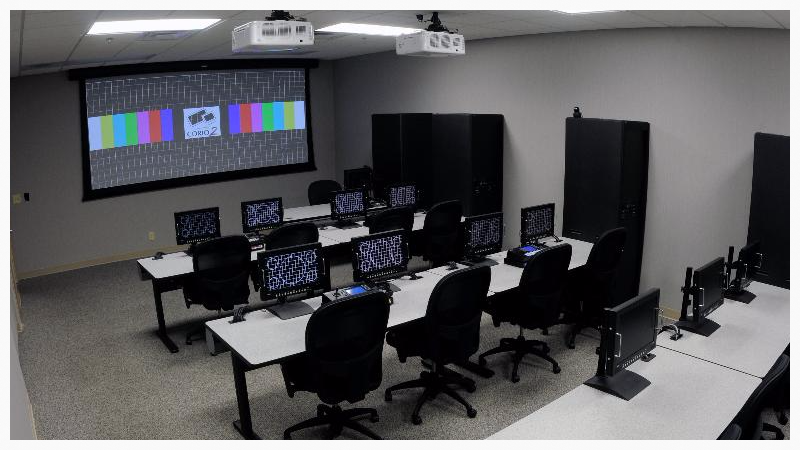 Our new state-of-the-art classroom accommodates 12 students. Each student has their own fully equipped work station for a complete hands-on experience.