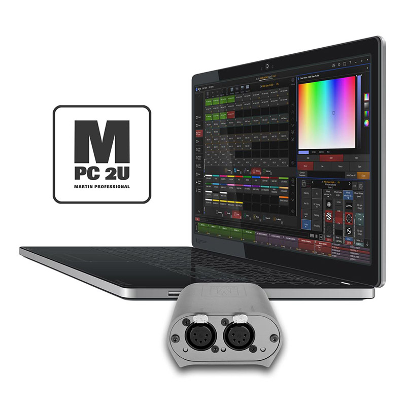 The new LightJockey 2 and M-PC+ Controller kit combines Martin’s LightJockey, M-PC, and ShowDesigner software into single package