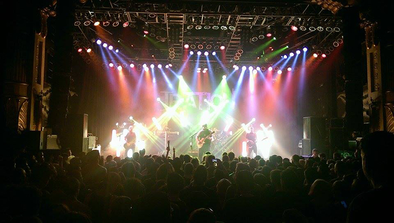 For a Reggae festival featuring Iration at the The Hard Rock Hotel and Casino in the Lake Tahoe area, lighting designers Chris Brodman and Cullen Noon, working for LIT Lighting (Phoenix, AZ), included 16 COLORbar SMD fixture from Chauvet Professional in the rig.