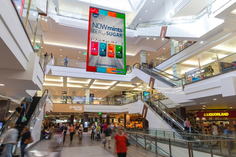 Eureka Funds Management invested in NanoLumens technology for a display at Indooroopilly Shopping Center in Brisbane, Australia