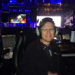 Vickie Claiborne at FOH during the inaugural Rock in Rio USA festival, which took place in Las Vegas May 9-10, 2015.