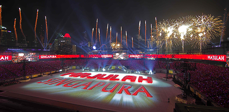 Singapore National Day Parade Uses 400 Meter Long LED Screen, Six Avolites Ai Infinity EX8 Servers