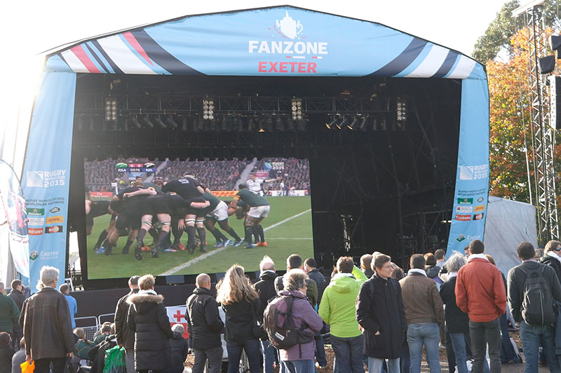 Fineline Provides Video Screens, Lighting for Rugby World Cup