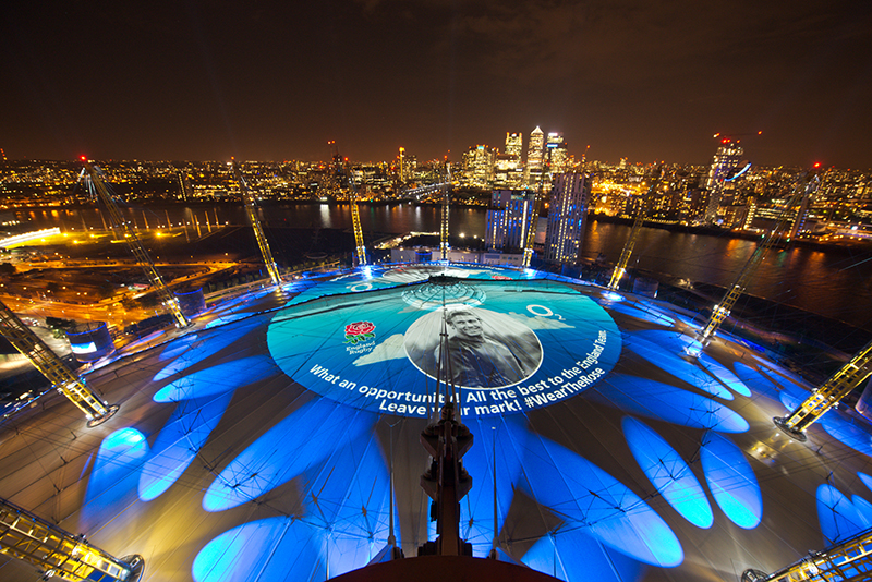 Projection Artworks' Projection on Roof of London's O2 Gets d3 Assist