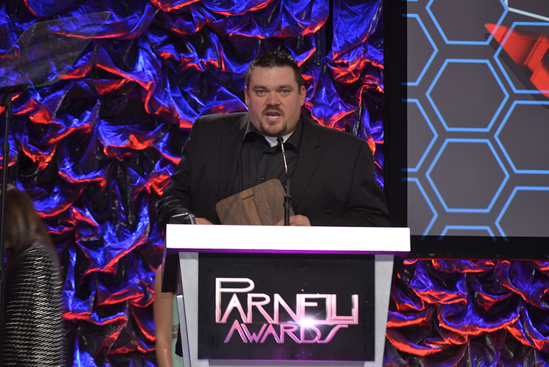 PixelFLEX's Jeremy Byrd returned to the Parnelli Awards podium for the second year in a row.