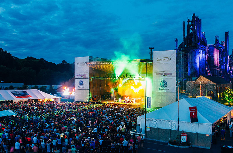 Worldstage Helps Light Musikfest in Bethlehem, PA