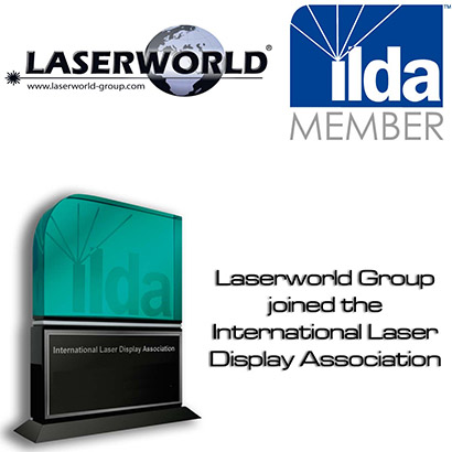 The Laserworld Group joined the International Laser Display Association (ILDA) on Aug. 31, 2015, as whole group of companies