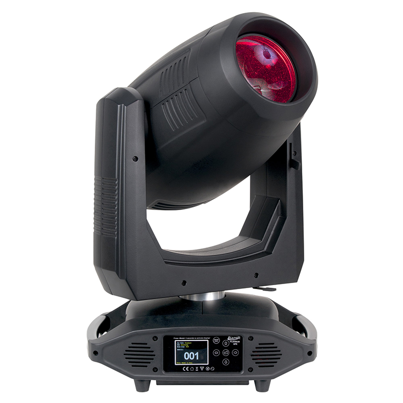 Elation's Platinum HFX, a compact addition to Elation's collection of hybrid beam, spot and wash luminaires, is designed for a wide variety of professional stage and special event applications, joining the company's hybrid Platinum SBX and Platinum FLX moving heads.