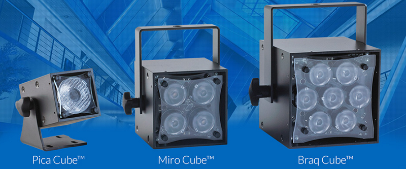 Rosco's Miro, Braq and the new Pica Cube use Black Tank’s control and LED technology in a form factor small enough to be built into scenery or soffits and light enough in weight to mount as a track light.