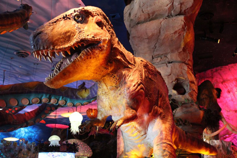 Disney Resort's T-Rex Cafe Gets a Visual Upgrade from AV Stumpfl