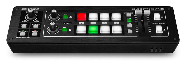 Roland Debuts Its V-1HD High-Definition Video Switcher