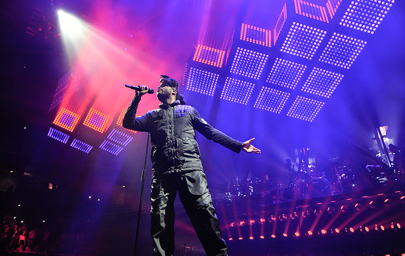 The Weeknd tour photo by Steve Jennings