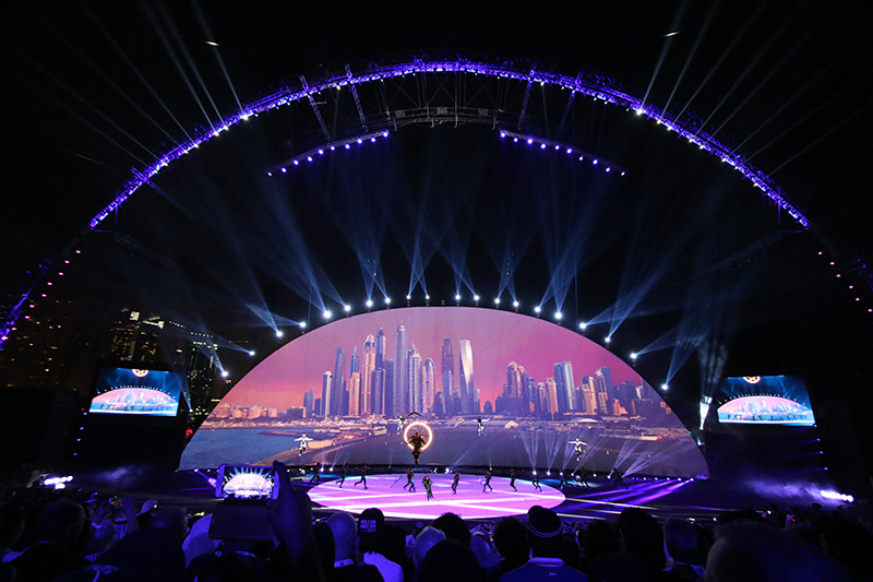 For World Air Games 2015 Opening Ceremony, Protec Offers Dynamic Projection on a Moving Sphere