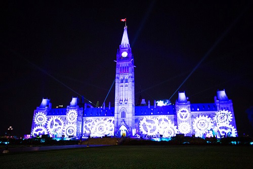 Large Format Projections on Canada’s Parliament Hill to Return This Summer