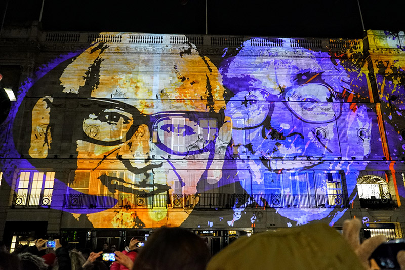 During Lumiere London in January, 2016, BAFTA facade projections got an assist from d3 Technologies’ creative solutions deployed by QED Productions.