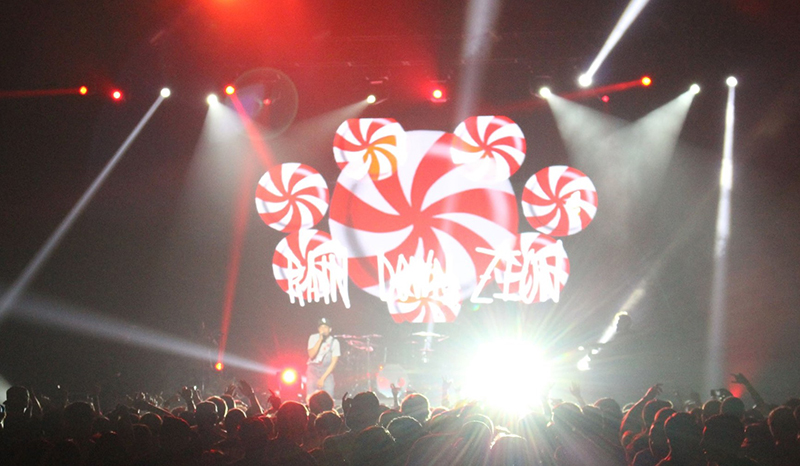 Harvard Yardfest featuring Steve Aoki and LED panels from Chauvet Professional