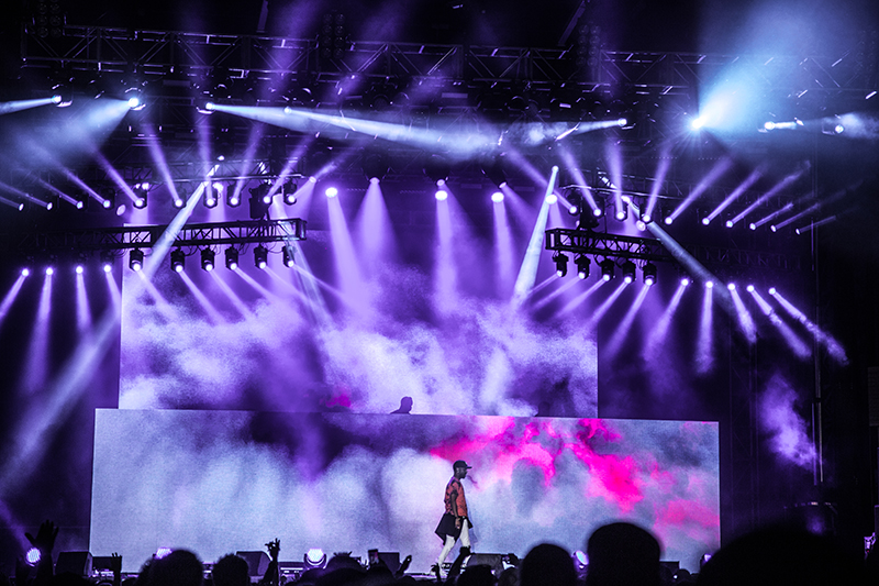 Big Sean's set at the Pot of Gold Festival at Rawhide in Chandler, AZ