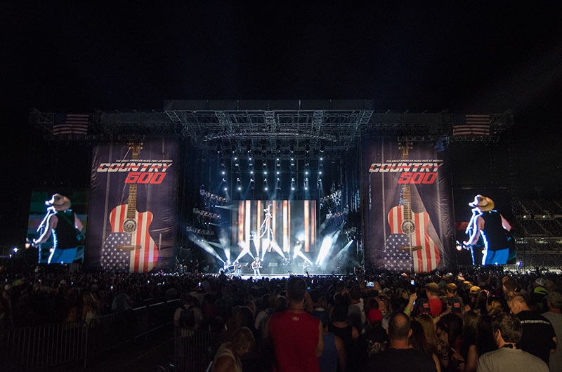 Jason Aldean tore down the house on opening night. Photo by Carson Brannock